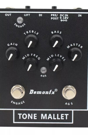 Demonfx Tone Mallet Bass Effect Pedal High quality Tone Mallet Pre-Amp / DI Box