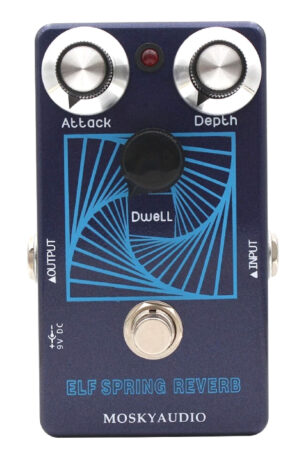 Mosky ELF Spring Reverb Vintage Voiced Reverb Guitar Pedal Attack Depth Dwell Guitar FX Pedal True Bypass